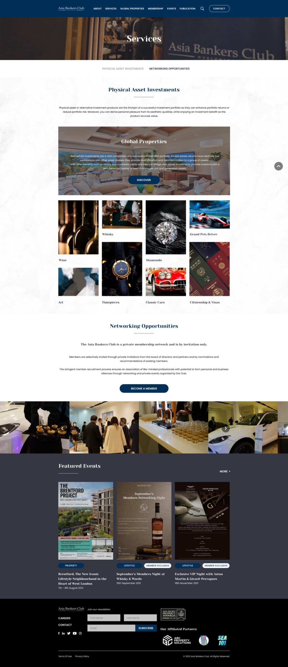 Asia bankers club Web design Web development Digital agency manchester Coremeta